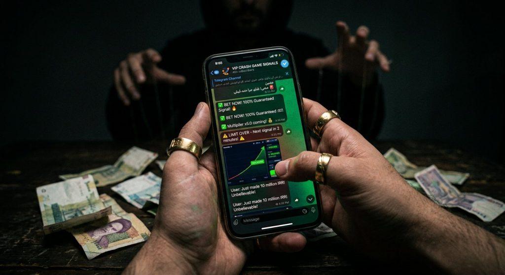 ریتم خوانی بازی انفجار چیست؟ حقایقی که کانالهای VIP نمیگویند 6 telegram vip channel scam