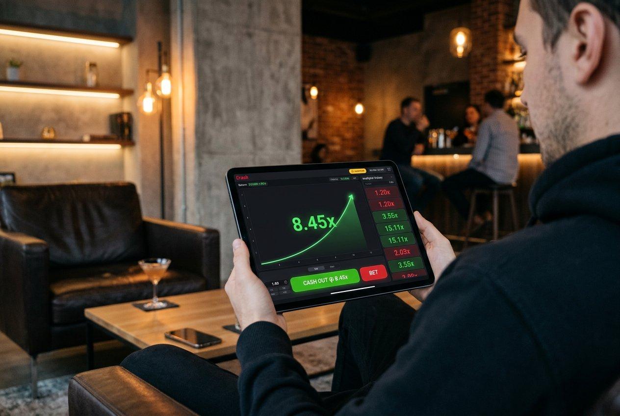 محیط بازی انفجار با ضرایب سبز در سایت شرط بندی وین بت Winbet