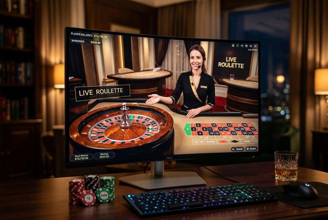میزهای رولت زنده و بازی های کازینویی در سایت شرط بندی وین بت Winbet