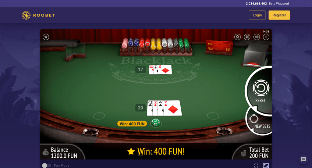 2021 roobet casino review blackjack