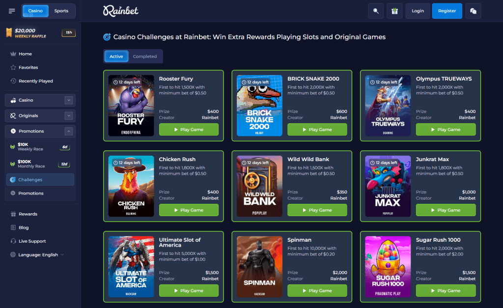 screencapture rainbet challenges 2025 07 19 14 06 26