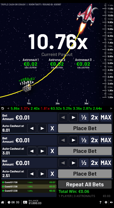 triple cash or crash 5