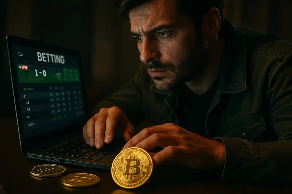 استفاده از رمزارزها در سایت‌های شرط‌بندی