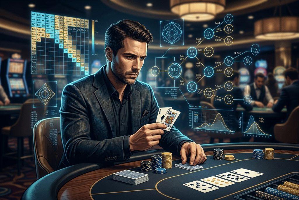 آموزش کامل پوکر از صفر تا حرفهای | از تاریخچه و قوانین تا استراتژی پیشرفته 3 poker strategy gto