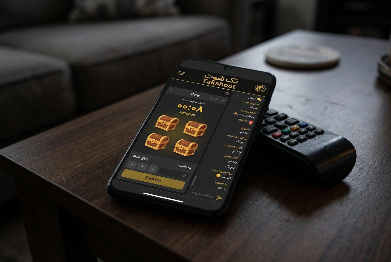 بازی پوپ در سایت تک شوت روی گوشی اندروید