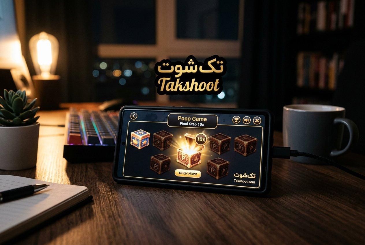طبقه آخر ضریب ۱۰ در بازی پوپ سایت تک شوت