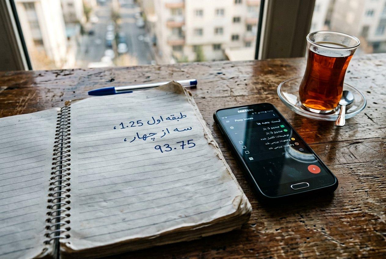 یادداشت احتمال طبقه اول بازی پوپ سه از چهار