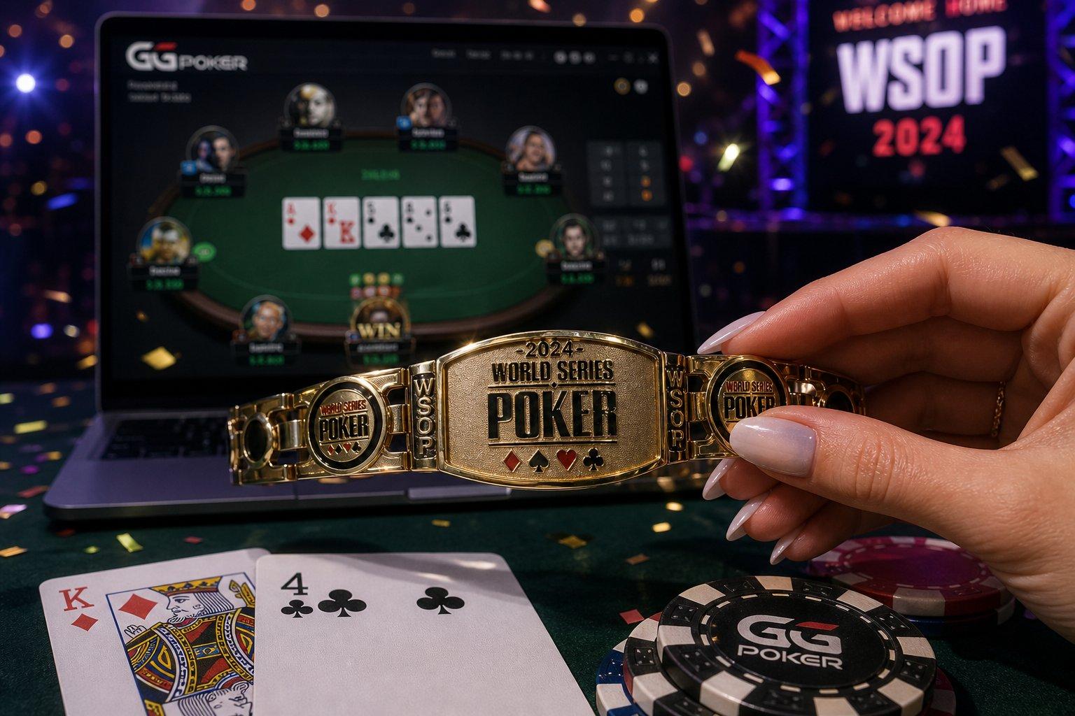 دستبند طلای WSOP ملیکا رضوی 2020
