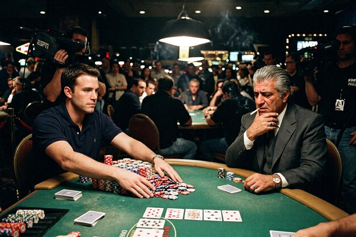 دوئل نهایی کریس مانی میکر و سم فرها و لحظه بلوف تاریخی در WSOP 2003