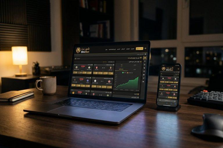 سایت شرط بندی شیر بت (ShirBet) روی لپ تاپ و موبایل